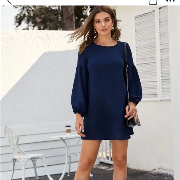 SHEIN Dresses & Skirts - SHEIN Navy Blue Dress Size XS BRAND NEW NEVER WORN